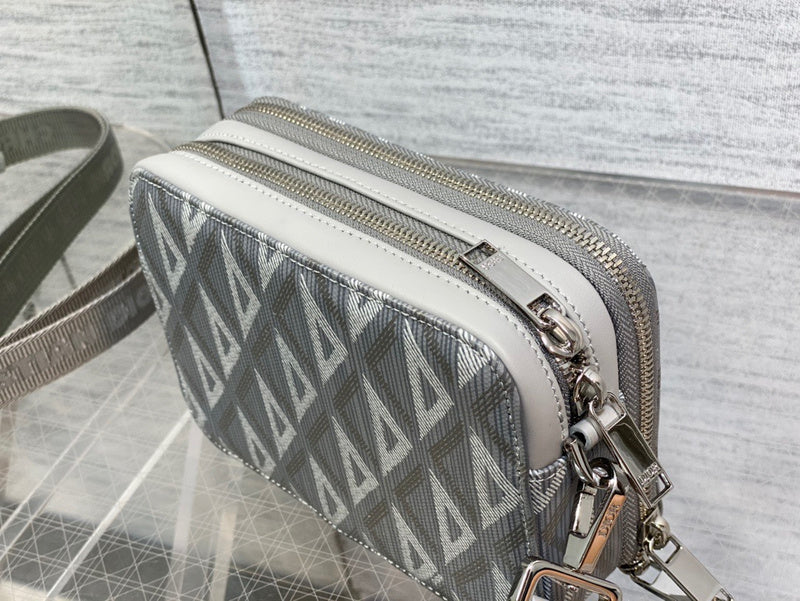 Back view of classic sleek women's handbag – women's luxury accessory