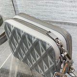Back view of classic sleek women's handbag – women's luxury accessory