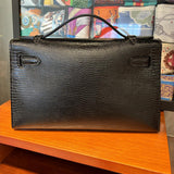 Close-up detail of modernist bag design