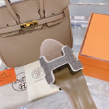 Hermes shoes Style 370 - styled lifestyle view (alternate angle)