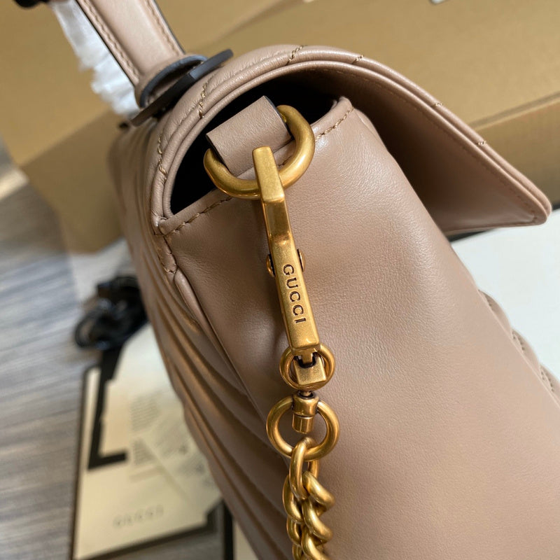 Top view of refined modern women's handbag – women's premium purse