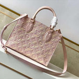 Interior view of refined signature women's handbag – women's premium purse