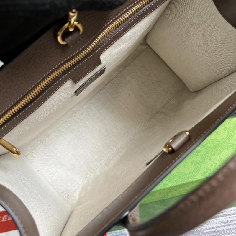 Side profile of premium classic women's handbag – women's everyday handbag