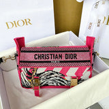 Side profile of signature statement women's handbag – women's statement bag