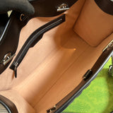 Side profile of elevated premium women's handbag – women's luxury handbag