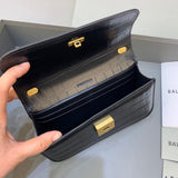 Contemporary Vegan Leather Handbag - Statement Silhouette | Women's Fashion Handbag #409 - alternate angle view (image 8) of designer-inspired handbag