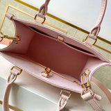 Front view of refined signature women's handbag – women's premium purse