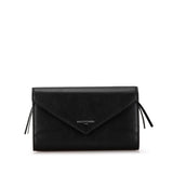 Balenciaga women's wallet Black luxury designer leather