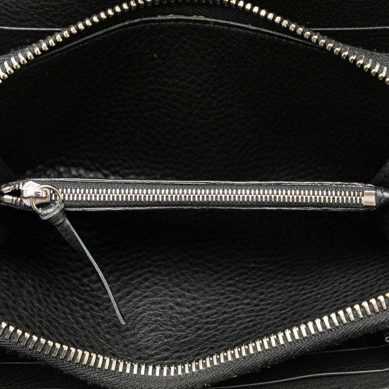 Balenciaga designer wallet leather closeup detail