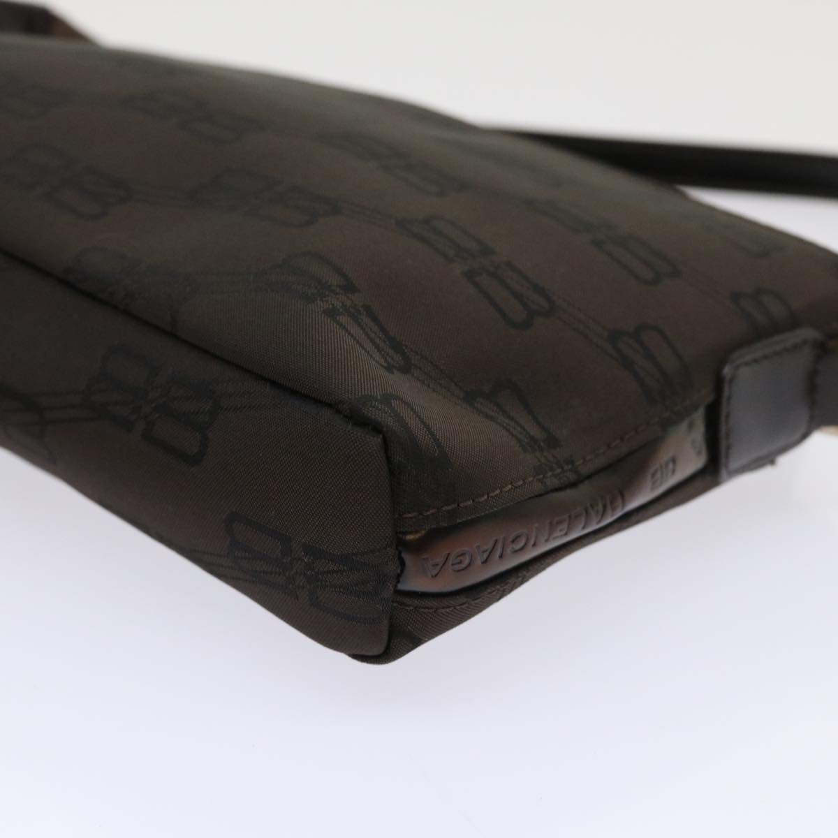 Balenciaga Accessory Pouch Nylon Brown | Premium Designer Piece