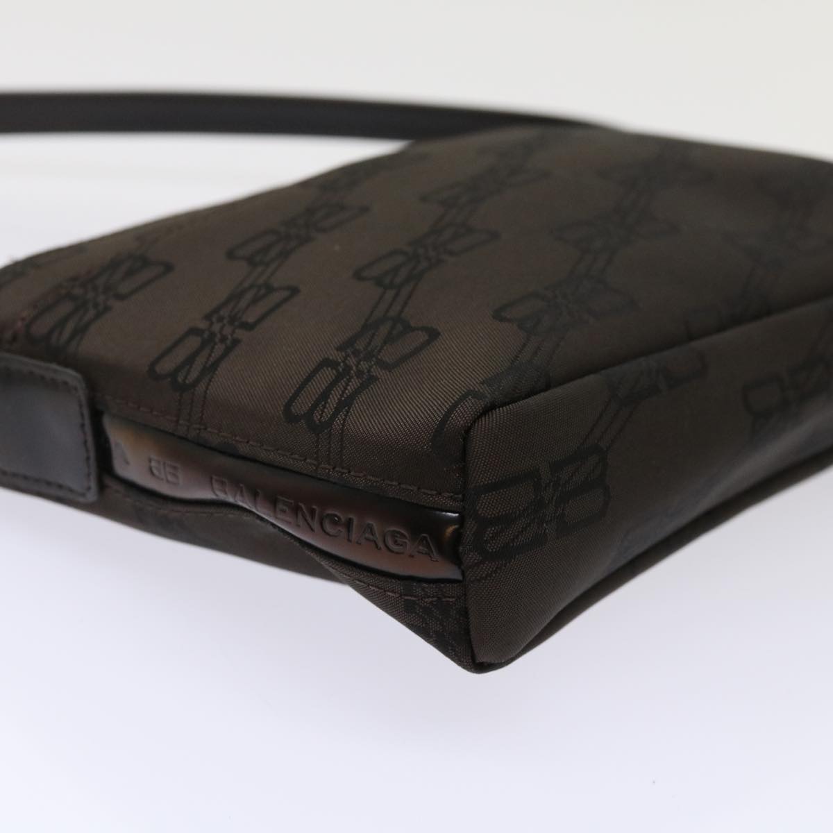 Balenciaga Accessory Pouch Nylon Brown | Premium Designer Piece