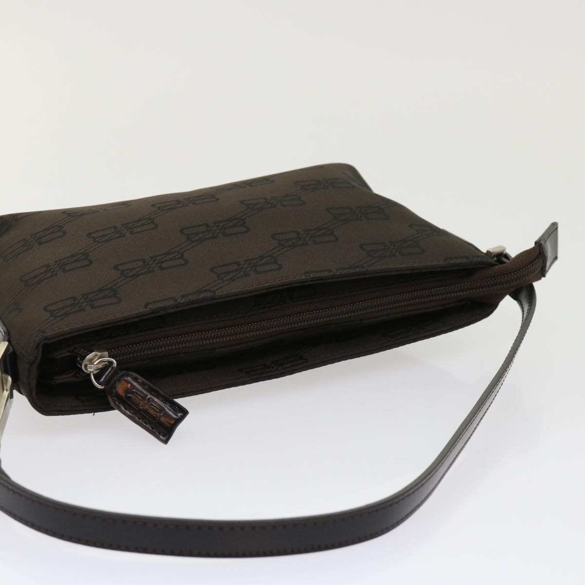 Balenciaga Accessory Pouch Nylon Brown | Premium Designer Piece