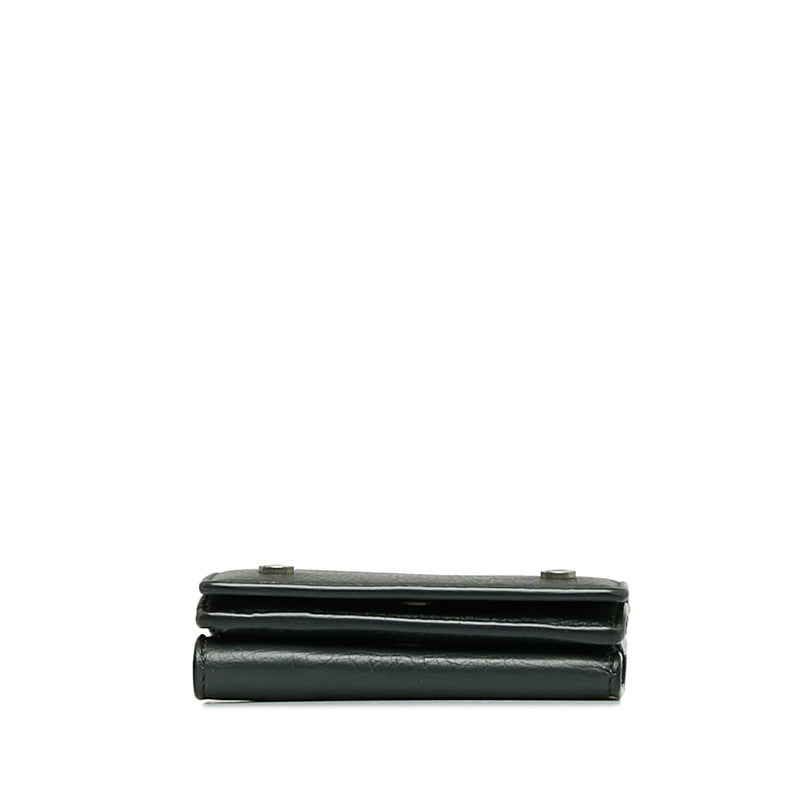 Balenciaga designer wallet leather closeup detail