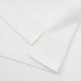 Back view of Polo cotton polo shirt with logo-detail design