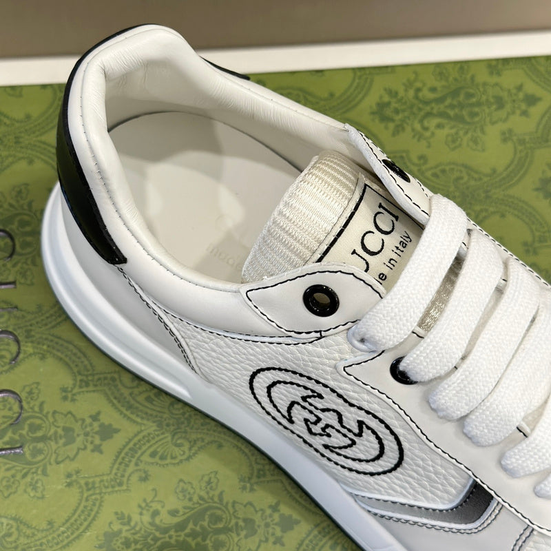 Gucci bold contrast luxury sneakers view 5 minimalist modern build