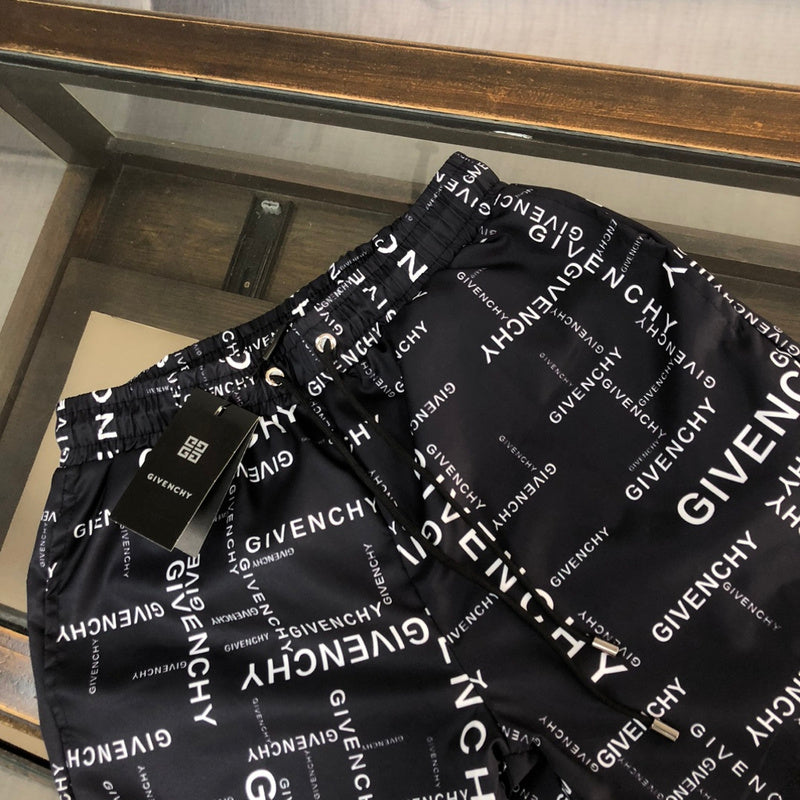 Side profile of Givenchy luxury clothing with signature branding