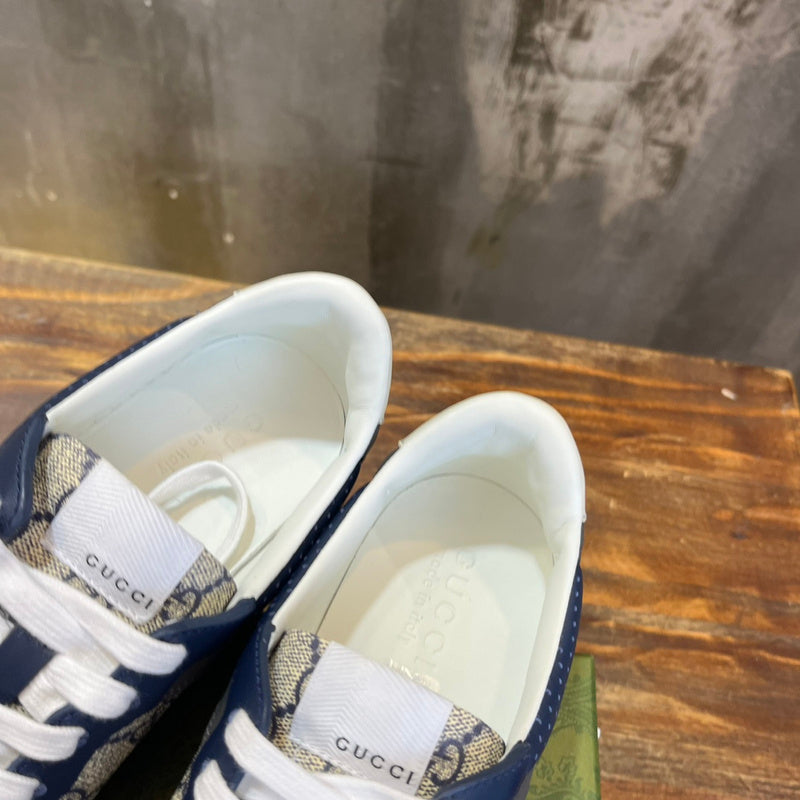 Gucci fresh white-and-black luxury sneakers view 6 sleek tonal finish