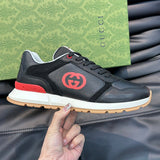 Gucci Casual sneakers in all-black low-top design front view