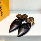 Louis Vuitton luxury shoes detail shot