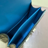 Close-up detail of statement bag design