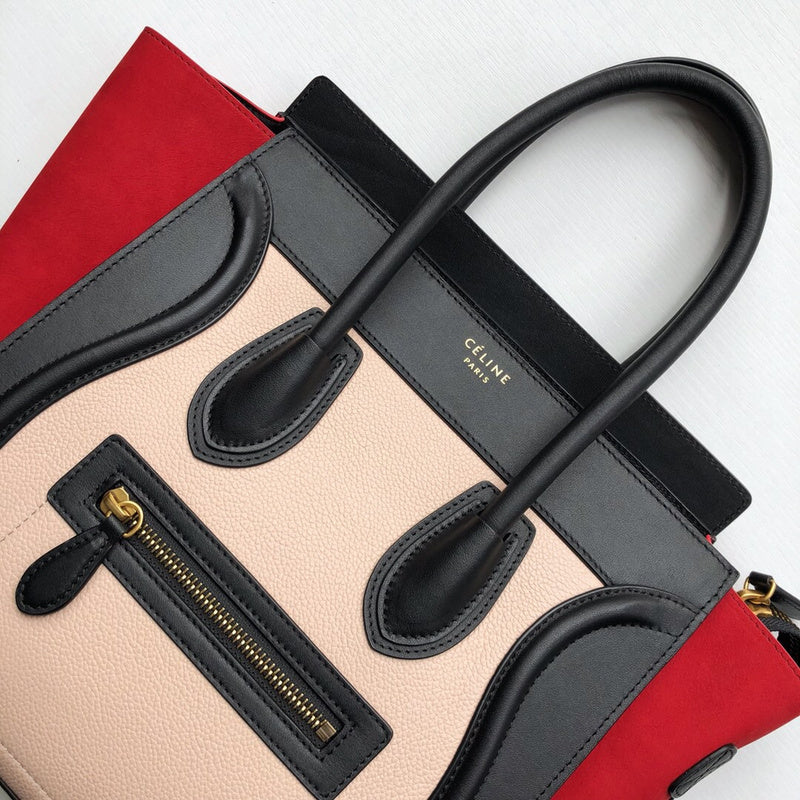 Top view of modern structured women's handbag – women's luxury accessory