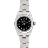 Side view of Rolex women's watch