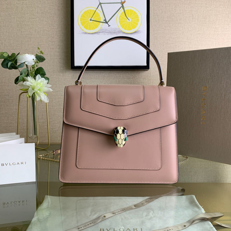 Sleek Vegan Leather Handbag - Understated Luxury Look | Women's Designer-Inspired Purse #1699 - front view (image 1) of designer-inspired handbag