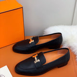 Hermes shoes Style 387 - front view, elevated everyday design (alternate angle)