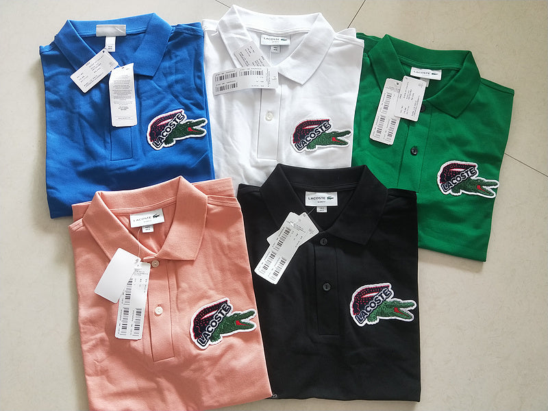 Back view of Lacoste luxury clothing with tailored silhouette
