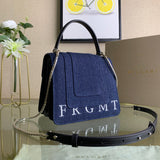 Classic Premium PU Leather Handbag - Refined Silhouette | Women's Luxury Handbag #1715 - top view (image 11) of designer-inspired handbag
