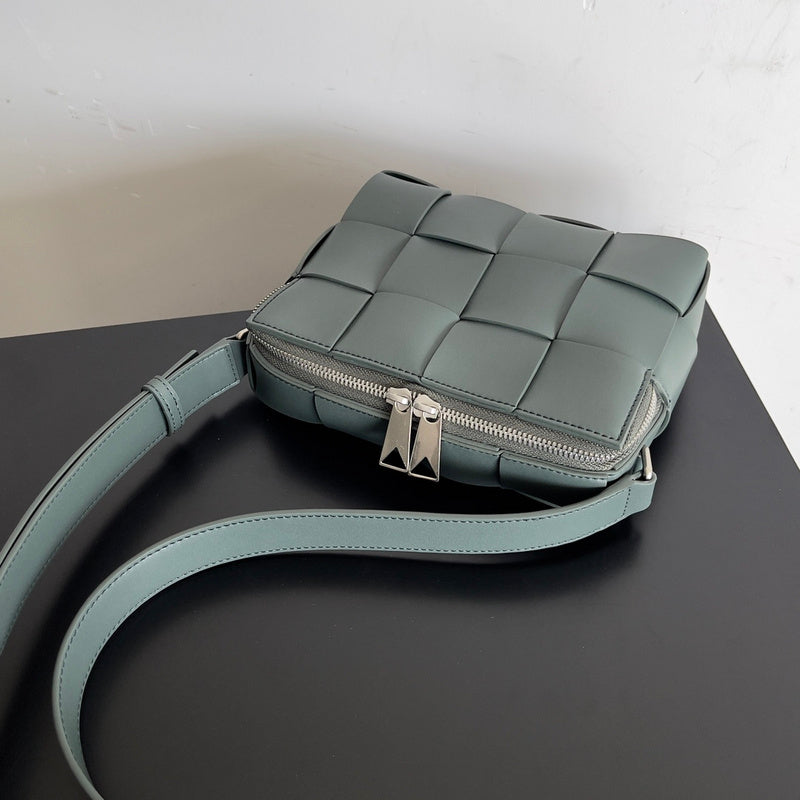 Statement Premium PU Leather Handbag - Smooth Faux-Leather Exterior | Women's Everyday Carry Handbag #1607 - product detail shot (image 10) of designer-inspired handbag