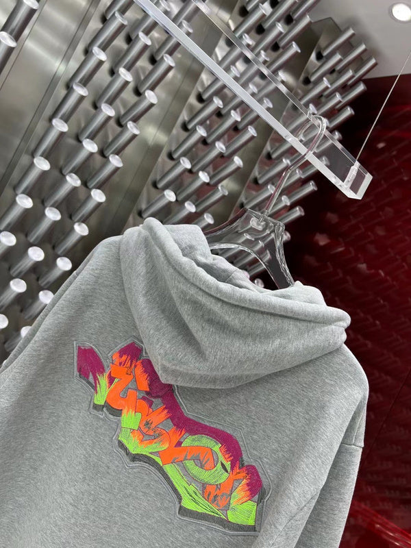 Back view of Louis Vuitton luxury clothing with everyday silhouette