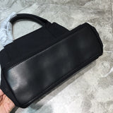 Polished Vegan Leather Handbag - Polished Finish | Women's Statement Accessory #773 - hardware and detail close-up (image 5) of designer-inspired handbag