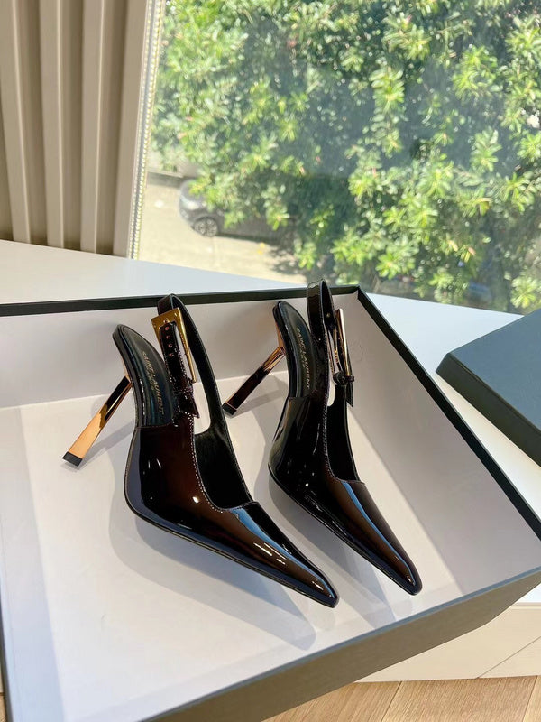Saint Laurent luxury shoes detail view — premium authentic designer style