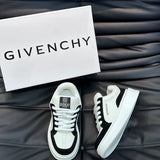 Givenchy Chocolate Brown Combat Boots - Angled View