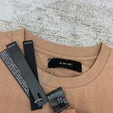 Amiri luxury t-shirt detail shot