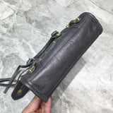 Classic Premium PU Leather Handbag - Polished Finish | Women's Designer-Inspired Purse #899 - hardware and detail close-up (image 5) of designer-inspired handbag
