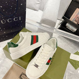Gucci soft grey luxury sneakers view 8 bold athletic profile