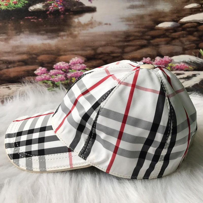 Front view of Burberry unisex cap