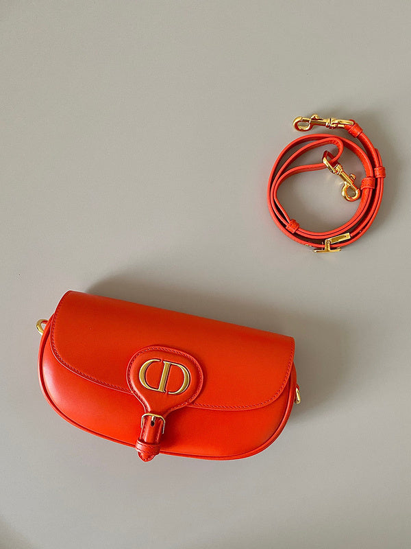 Front view of statement sleek women's handbag – women's designer-style accessory