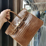 Tailored handbag styled for everyday wear
