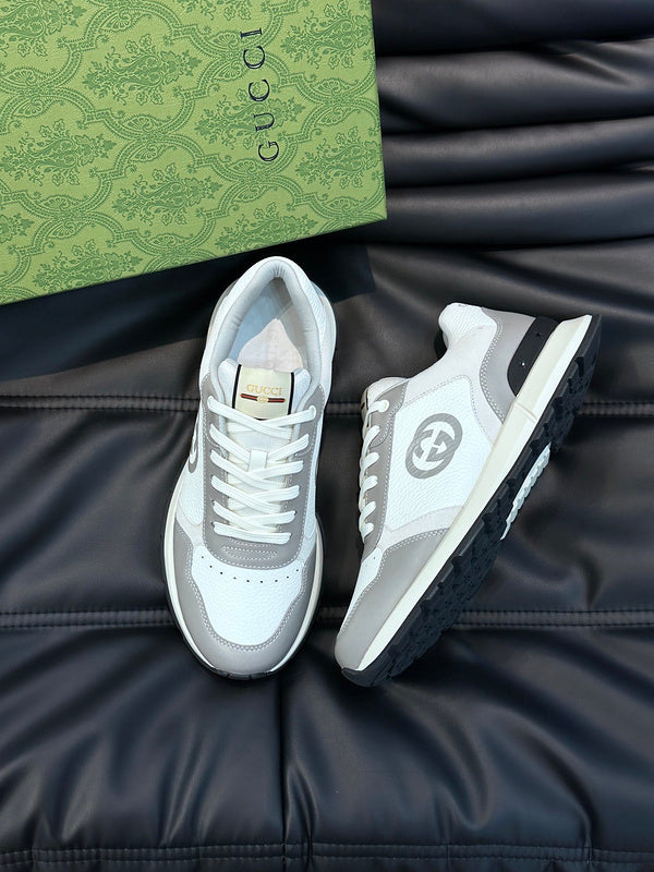 Gucci sneakers detailed view showing premium designer craftsmanship