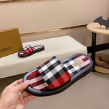 Burberry Red Ankle Boots - Full Silhouette View