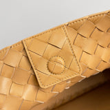 Contemporary Faux Leather Handbag - Modern Structured Build | Women's Statement Accessory #1588 - hardware and detail close-up (image 5) of designer-inspired handbag