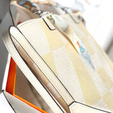 Close-up detail of timeless bag design
