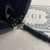 Top view of statement refined women's handbag – women's luxury handbag