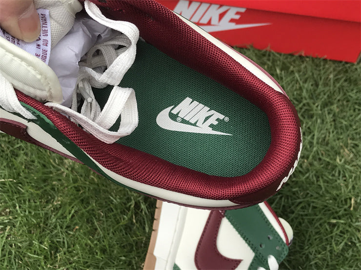 Nike sneakers detailed view showing premium designer craftsmanship