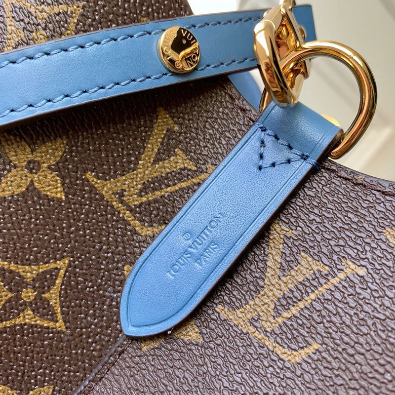 Side profile of statement structured women's handbag – women's luxury handbag