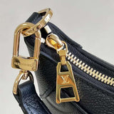 Back view of statement classic women's handbag – women's premium purse