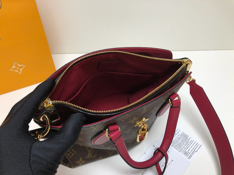 Front view of sleek classic women's handbag – women's premium purse